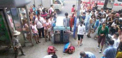 延吉金华城发生恶性砍人事件 犯罪嫌疑人被当场控制 3