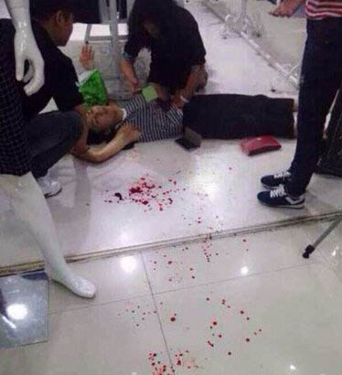 延吉金华城发生恶性砍人事件 犯罪嫌疑人被当场控制 4