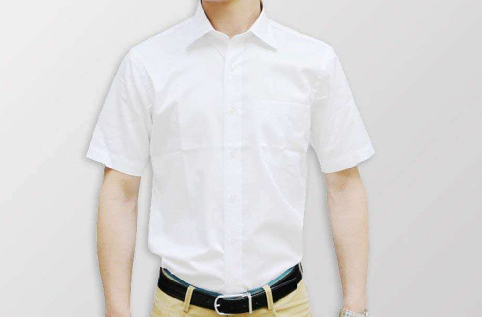 夏天男生纯白衬衫怎么搭配 非常干净的感觉 2