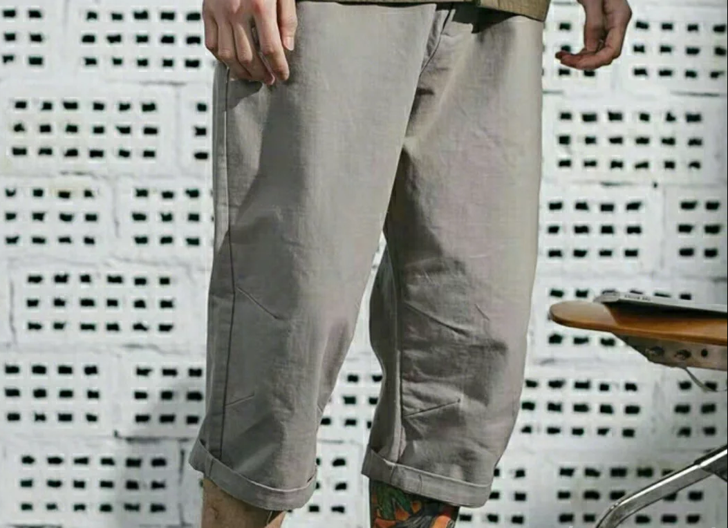 夏季街头流行的工装七分裤搭配 3