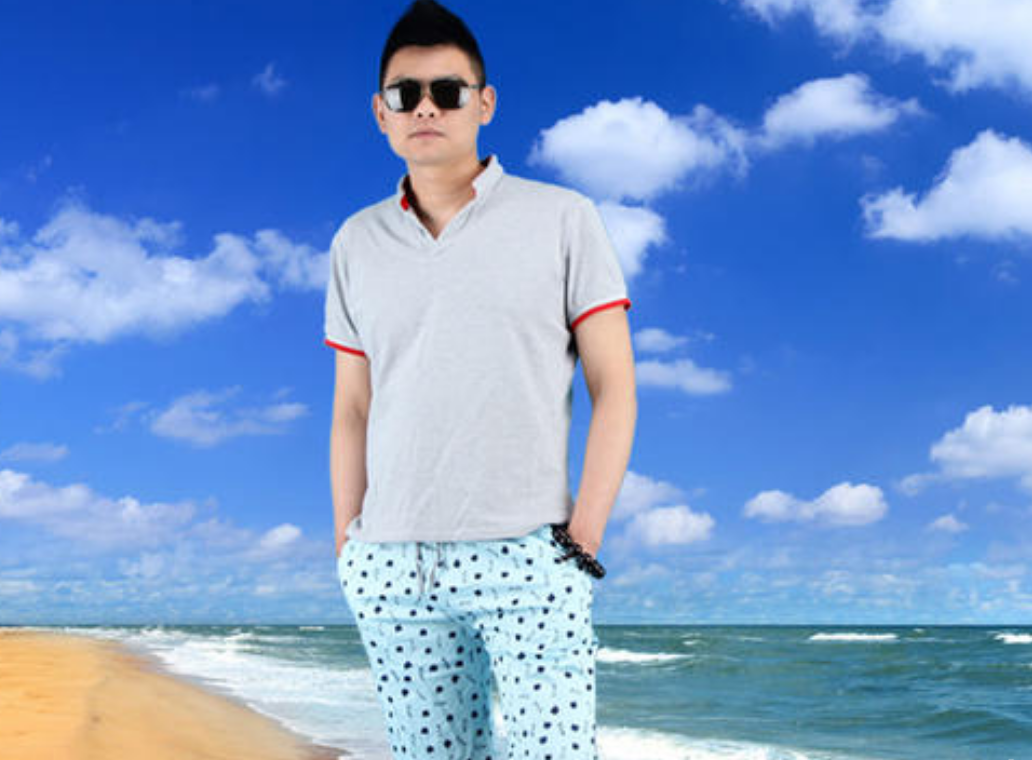 夏季旅游必备服 男生沙滩短裤搭配 3
