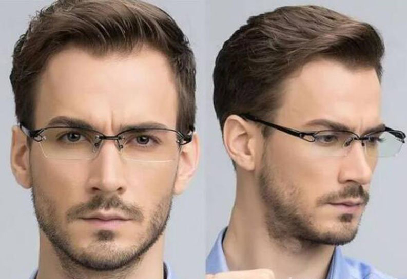 适合戴眼镜男生的发型 造型增添了时尚感 2