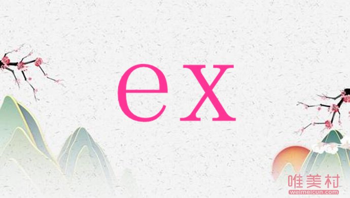 ex是什么意思网络词 说一个人ex什么意思 1